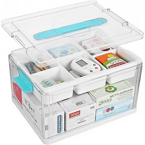 24QT Clear Medicine Storage Box