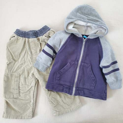 Vintage Gymboree Pants + Sweater Bundle 12 months