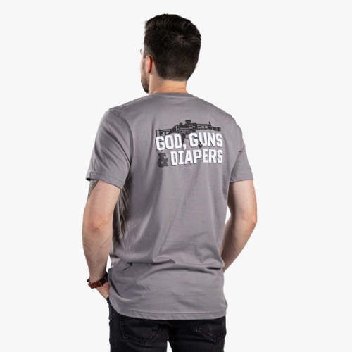 God, Guns & Diapers MP5 Shirt