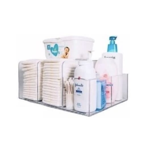 LELLOBABY™ - Deluxe Lucite Acrylic Diaper Caddy