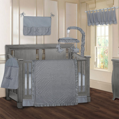 Harriet Bee Salim Minky Ultra 9 Piece Crib Bedding Set & Reviews | Wayfair