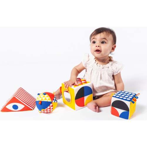 Baby Bauhaus, 4 Soft Objects - Follies Activity Gyms & Playmats | Maisonette