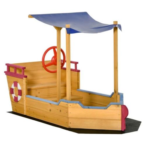 Outsunny Pirate Ship Sandbox