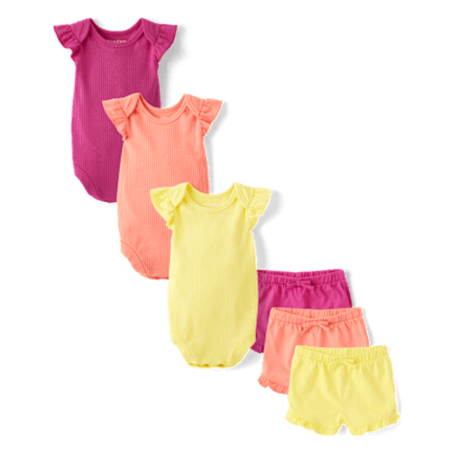 Baby Girls Outfit Set - Rib-Knit Ruffle Collection | The Children's Place