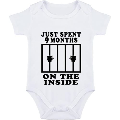 I Just Did 9 Months On The Inside Bodysuit for Baby Coming Soon Bodysuit Funny Newborn Baby Bodysuit Unisex