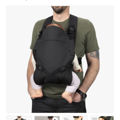 Baby Carrier Lite for Active Parents by Tactical Baby Gear