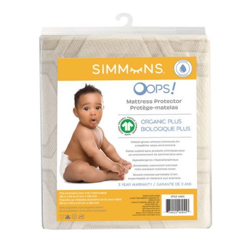 OOPS Organic Plus Crib Mattress Protector