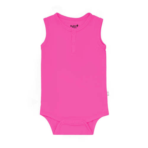 KYTE Baby ™ | Sleeveless Bodysuit in Raspberry