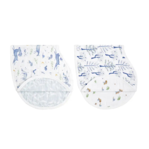 Organic Cotton Burpy Bibs 2pk | aden + anais