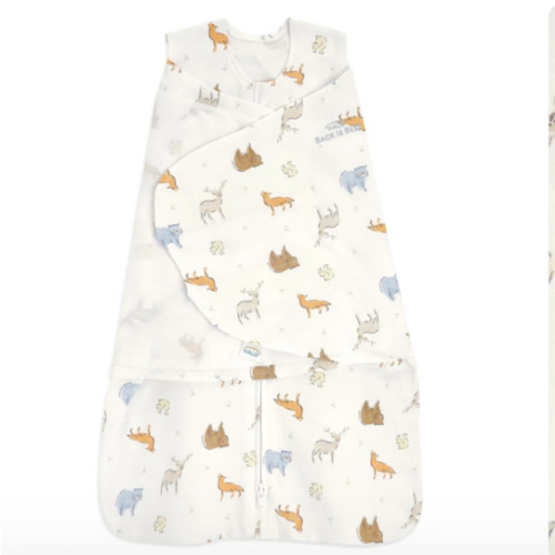 100% Cotton Baby Swaddle Forest Friends | Newborn | HALO US
