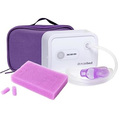 Dr. Noze Best NozeBot Travel Bundle | Baby Nasal Care Kit with NozeBot Aspirator, 40 Filters & Travel Bag | Baby Registry Essential for Congestion Relief Anywhere