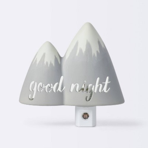Automatic Nightlight Mountain - Cloud Island™ Gray