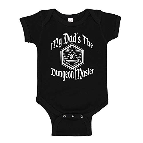 My Dad's The Dungeon Master Baby Bodysuit/Toddler T-Shirt RPG Baby Clothing