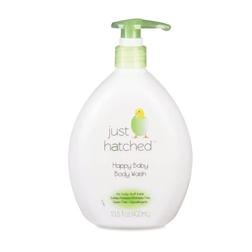 Happy Baby Body Wash, Moisturizing, Huggable Yummy Fragrance, Gentle for Newborns, for Sensitive Skin, Hypoallergenic, Gluten Free, 13.5 fl oz