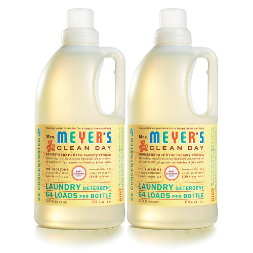 Mrs. Meyer’s Laundry Detergent, Baby Blossom, 64 fl oz