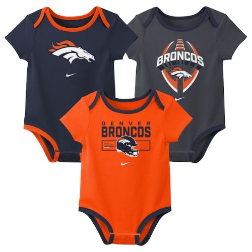 Newborn & Infant Nike Denver Broncos Three-Piece Bodysuit Set