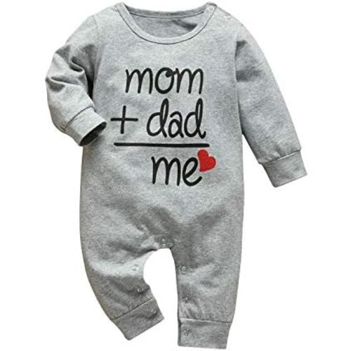 Derouetkia Baby Boys Girls Romper Funny Letter Jumpsuit