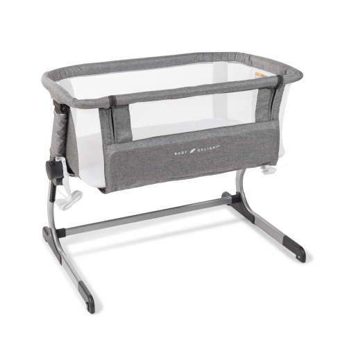 Baby Delight Beside Me Dreamer, Co-Sleep, Removable Bassinet & Bedside Sleeper, Charcoal Tweed, 0-5 Months