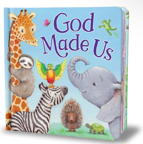God Made Us – Christian Board Book for Kids | Faith-Based Story Celebrating God’s Love, Individuality & Creation | Touching Bedtime Story Picture Book for Toddlers | Baby & Baptism Gift