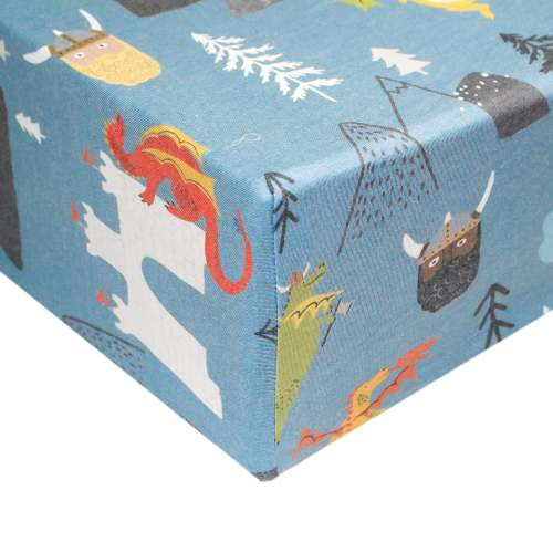 Premium Knit Fitted Crib Sheet - Viking