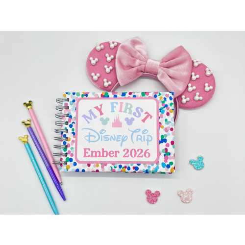 My First Disney Trip Autograph Book, Personalized Character Signature Album, Memory Book, Signature Book, Disney World, Disneyland