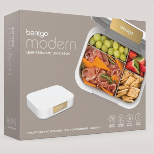 Bentgo White Food Container for Snacks & Lunches