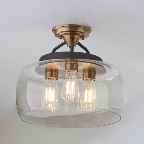 Mod Bowl Semi-Flush Ceiling Light - Large
