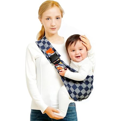 Baby Sling Carrier,Toddler Carrier,Adjustable Baby Sling,Baby Wraps Carrier,Non-Slip Hip Seat and Carrying 10-30 lbs(Square)