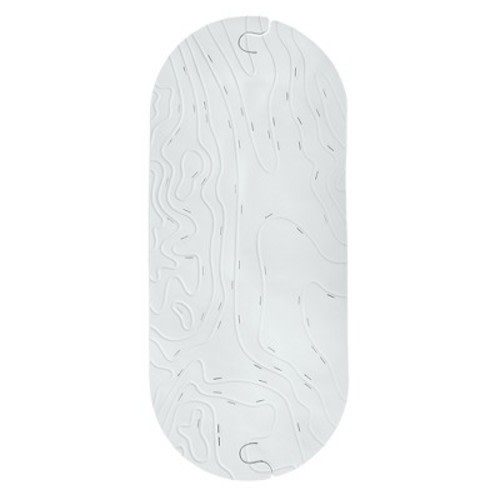 Boon RIPPLE Bathtub Mat, Color: Gray Griffle