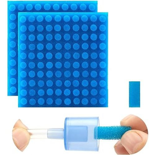 100-Pack of Premium Nasal Aspirator Hygiene Sponges, Replacement for NoseFrida Nasal Aspirator Filters, BPA, Phthalate & Latex-Free (200 Count)