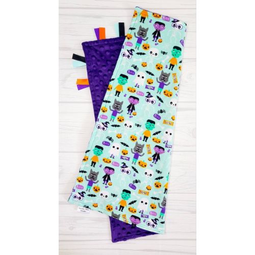 Halloween Monsters Baby Lovey Blanket. Halloween Baby Gift. READY TO SHIP - Etsy