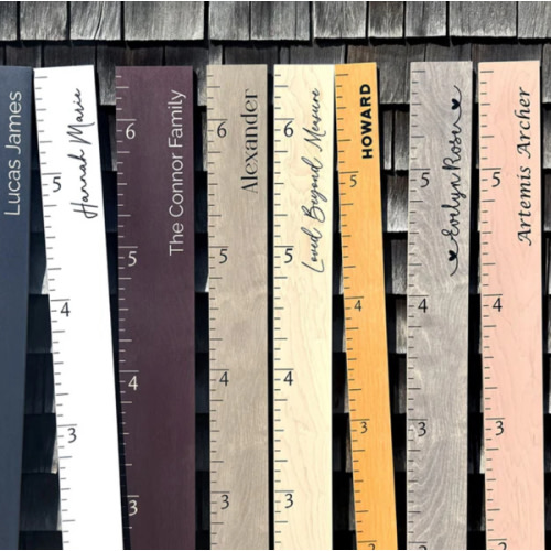 Farmhouse Boho Ruler Growth Chart | Height Chart for Kids | USA Made – Headwaters Studio