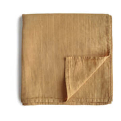 Organic Cotton Mushie Baby Muslin Swaddle Blanket