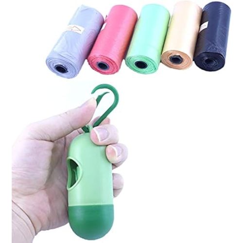 75 Disposable Diaper Refill Bags with Free Capsules Diaper Bag Dispenser,Unscented,Color May Vary