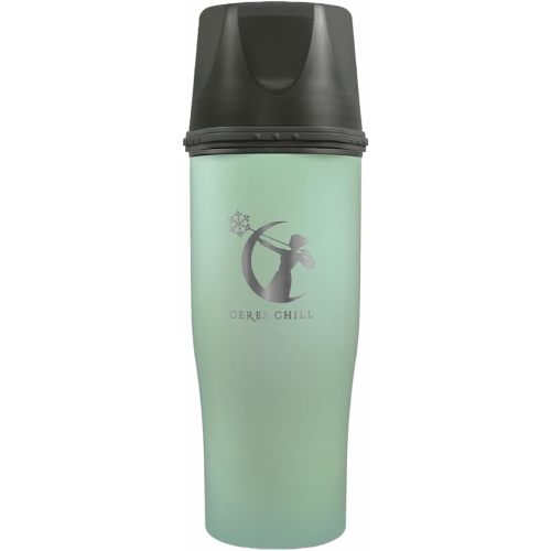 Ceres Chill Mini Breastmilk Chiller Demigoddess, Reusable Breastmilk Storage Container, Keeps Milk at Safe Temperatures for Up to 16 Hours, Bottle Cooler, Connects W/Most Major Pumps (Zen Green)