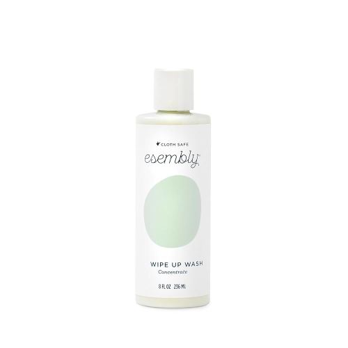 Esembly Wipe Up Wash Refill, Organic No-Rinse Foaming Wipes Solution, Natural Baby Wipe Solution for Reusable Wipes, Concentrate Refill Only, 8oz Bottle