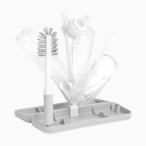 Ubbi On-The-Go Drying Rack and Brush - Gray