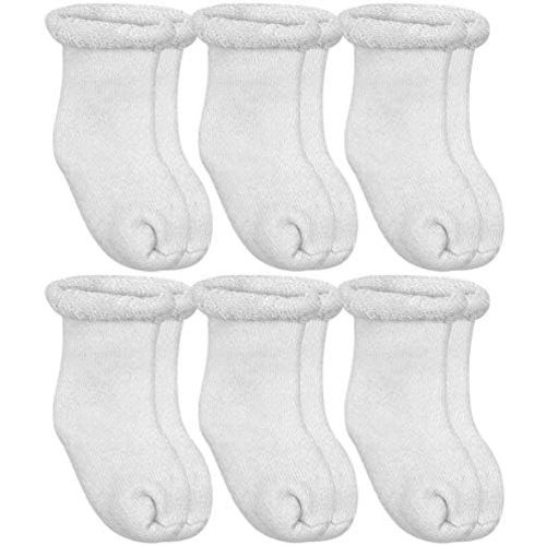 Kushies Newborn Terry Socks