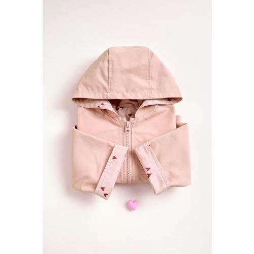 WATER REPELLENT HEARTS PARKA - Pink | ZARA United States