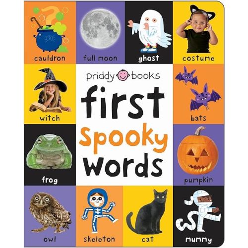 First 100 Padded: First Spooky Words Board book – August 2, 2022