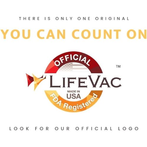 LifeVac Home Kit - Portable Suction Rescue Device, First Aid Kit for Kids and Adults, Portable Airway Suction Device for Children and Adults