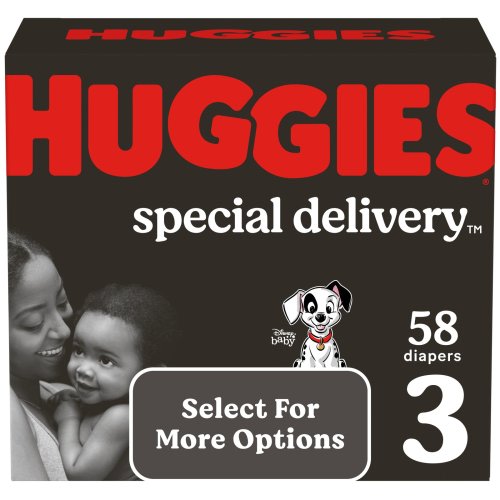 Huggies Special Delivery Diapers, Size 3, 58 Ct (Select for More Options)