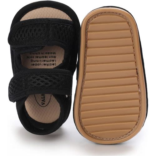 E-FAK Baby Boys Girls Summer Sandals Outdoor Beach Anti-Slip Rubber Soft Sole Newborn Toddler First Walker Shoes