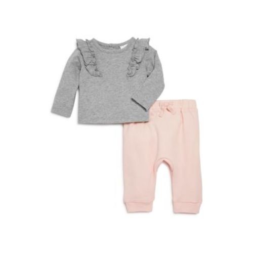 Bloomie's Girls' Ruffled Top & Jogger Pants Set, Baby - 100% Exclusive