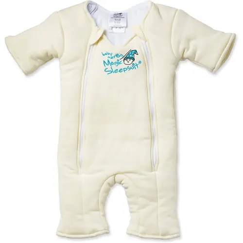 Baby Merlin's Magic Sleepsuit - Swaddle Transition Product - Cotton - Cream - 3-6 Months