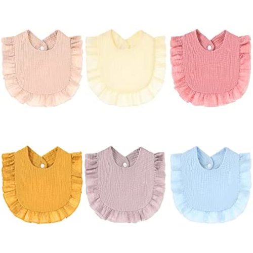 Baby Bibs Muslin Drool Teething Drooling Bibs for Baby Girl Boy Muslin Cotton