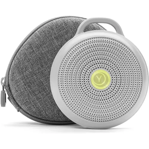 Yogasleep Hushh & Crush Resistant Travel Case, (2 Piece Set) Portable White Noise Sound Machine for Baby, 3 Soothing Natural Sounds, Noise Canceling for Sleep Aid, Office Privacy, & Meditation