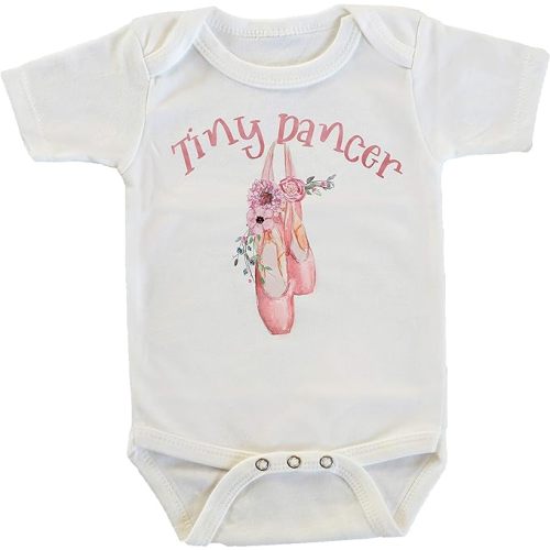 Witty and Bitty Tiny Dancer Ballet Shoes Future Ballerina Onesie/Bodysuit