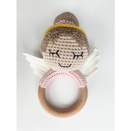 Guardian Angel Rattle (Girl)