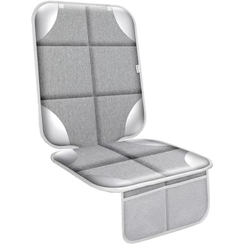 Meolsaek Car Seat Protector for Child Car Seat, 600d Fabric Waterproof Car Seat Cover with Non-Slip Backing, Under Baby Car Seat from Permanent Pressure Marks